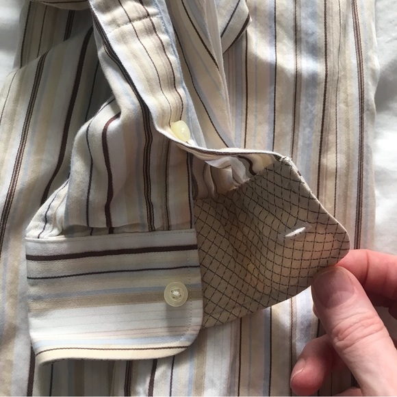 Thomas Dean Long Sleeve Dress Shirt - Picture 4 of 10